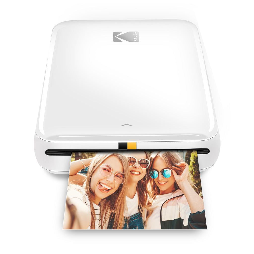 KODAK Step Wireless Mobile Photo Mini Printer (White) Compatible w/ iO –  Totality Solutions Inc.